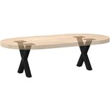  Noge za klub stolić u obliku slova X, 2 kom, crne, 37 x (30-31) cm, čelik | Eponuda.ba