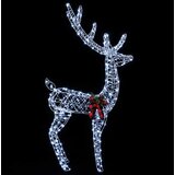  3D Božićni irvas LOVIISA 560 LED lampica Hladno bijela - Prozirni konop 96 x 40 x 180 cm | shoptok.hr