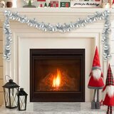 VidaXL Garland od božićnih kuglica Srebrno 186 cm Polistiren VidaXL Garland od božićnih kuglica Srebrno 186 cm Polistiren Slike