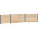  Okviri za palete 2 kom 150x50 cm od masivne borovine | shoptok.hr