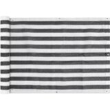 vidaXL Balkonsko Platno HDPE 75x600 cm Antracitne in Bele Barve | Shoptok.si