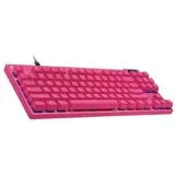 pro x tkl rapid gaming keyboard, pink, us