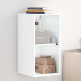  Zidni ormarić sa staklenim vratima bijeli 35 x 37 x 68,5 cm | shoptok.hr