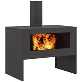  Kamin Crna 80 x 50 x 96 cm Čelična vrata | shoptok.hr