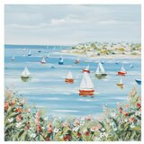 Bubola & Naibo Ručno oslikana slika (Mak na livadi, Š x V: 60 x 60 cm) Cijene