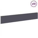  Ograda oko Travnjaka 10 kom. 100 x 18 cm Čelik Antracit | shoptok.hr