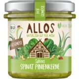 Allos Bio kmečka zelenjava - Sabinin namaz s špinačo in pinjolami Cene