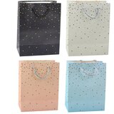 GIFT Bag With Gold Dots 23 x 18 x 10.5 cm Cene