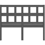  Posteljno vzglavje sivo 155,5x4x100 cm trdna borovina, (20643855) | Shoptok.si