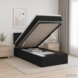  Podesivi krevet s madracem Crna 100 x 200 cm Tkanina | shoptok.hr