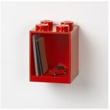Lego Otroška rdeča stenska polica LEGO® Brick 4 Cene
