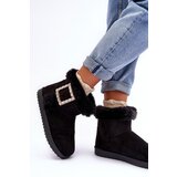 Boto Faux Fur Lined Lace-up Snow Boots Black Dulca | ePonuda.com