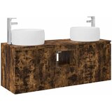  Set ormarića za kupaonicu 3 kom. Dimljeni hrast Smeđa 49,5 x 44,5 x 66 cm | shoptok.hr