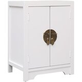  Noćni ormarić bijeli 38 x 28 x 52 cm od drva paulovnije | Eponuda.com