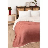 Mijolnir Ciglasti prekrivač od muslina za bračni krevet 230x250 cm –