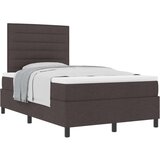 Box spring krevet Tamno smeđa 120 x 190 cm tkanina | shoptok.hr
