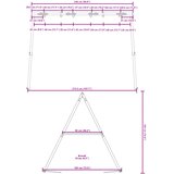  Okvir za vanjsku ljuljačku Š 273,5 x V 185 cm | shoptok.hr