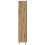  Highboard Umjetnički hrast 69,5 x 34 x 180 cm Konstruirano drvo Slike