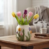 Mhome Vaza Tulipan 14xh13,6cm / keramika, (5000199653) | Shoptok.si