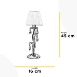  ONLI - Stona lampa JACQUELINE 1xE14/6W/230V | Eponuda.com