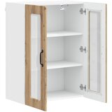  Zidni stakleni ormarić Umjetnički hrast 60 x 31 x 80 cm | shoptok.hr