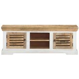 TV omarica 110x30x40 cm trden mangov les, (20732022) | Shoptok.si