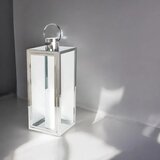 Dekorativna lanterna 63 cm u sjajnom hromu | Eponuda.com