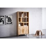 MID.YOU REGAL 88/192/40 cm naravne barve, zlate barve | Shoptok.si