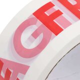  Traka za pakiranje 72 kom s natpisom FRAGILE bijela 48mm x 66 m | shoptok.hr