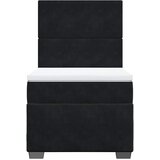  Box spring krevet s madracem crni 80 x 200 cm baršunasti | shoptok.hr