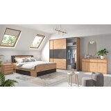 Mömax Omara Z Drsnimi Vrati Saturn, Hrast, Barva Grafita | Shoptok.si