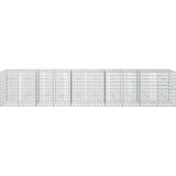  Gabion s žicom debljine 3,5 mm i mrežom 5x10 cm 500x20x100 cm Slike