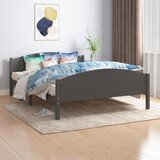 Furnova Posteljni okvir temno siv iz trdne borovine 160x200 cm, (21937955) Cene
