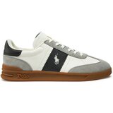 Polo Ralph Lauren Niske tenisice 'HRT AERA' svijetlosiva / crna / bijela | shoptok.hr