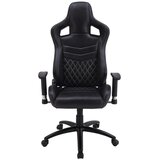 Novel GAMING STOL kovina, umetna masa, tekstil, usnje črna | Shoptok.si