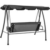  Zunanja gugalnica s streho antracitna 192x118x175 cm jeklo, (21814805) | Shoptok.si