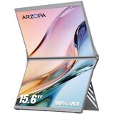 Arzopa Prenosni monitor 15.6'' (40 cm), FullHD, IPS, 60Hz, dva zaslona, mHDMI, USB-C, zvočniki, E1 | Shoptok.si