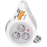 solight PB25 - Produžni kabl na kolutu, 3 utičnice, 10 m | Eponuda.com