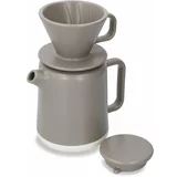 Kitchen Craft Smeđi keramički set čajnika i držač filtera za kavu 0,8 l La Cafetiere Seville -
