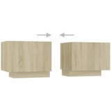 TV ormarić s LED svjetlima boja hrasta sonome 300 x 35 x 40 cm | shoptok.hr