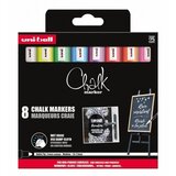  Kreda marker Uni PWE-5M, set 8/1 sortirane | shoptok.hr