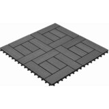  Pločice za decking 11 kom. Siva 30 x 30 cm WPC | shoptok.hr