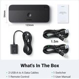 Ugreen USB 3.0 stikalo za 2 računalnika, ki si delita naprav | Shoptok.si