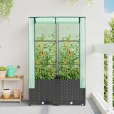  Povišena gredica s pokrovom za staklenik 80 x 40 x 138 cm | shoptok.hr