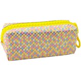  School Pencil Case Organizer Mermaid Scales Pattern Large Colorful Zipper | Shoptok.si