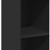  Visoka komoda crna 30x41x124 cm od konstruiranog drva | shoptok.hr