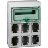 Schneider Electric kaedra za utičnice - 6 otvora - 1 x 12 modula - 1 priključni blok | ePonuda.com