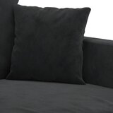  Trosjed od tkanine crna 180 cm baršunasti | shoptok.hr