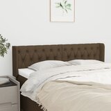  Uzglavlje s ušima tamnosmeđe 163x16x78/88 cm od tkanine | shoptok.hr