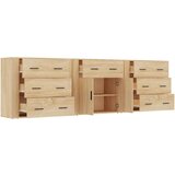  Komoda 3 kosi sonoma hrast inženirski les | Shoptok.si